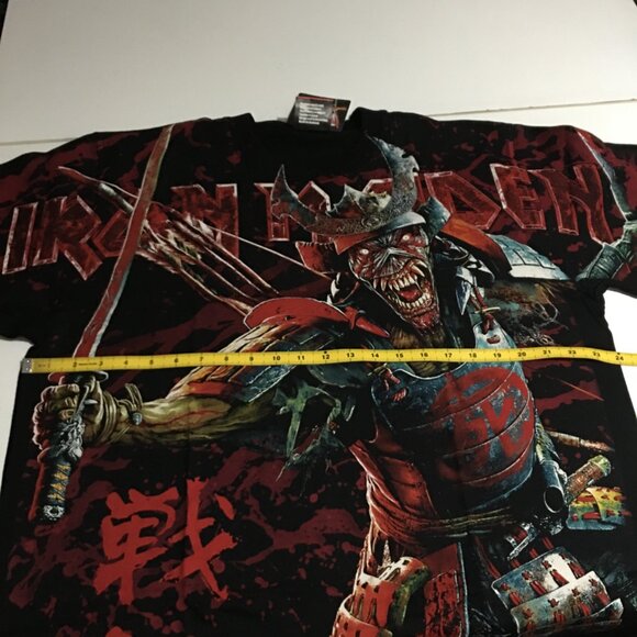 Iron Maiden Senjutsu Samurai Eddie All Over Print T-Shirt XL The Roxx - Picture 4 of 5